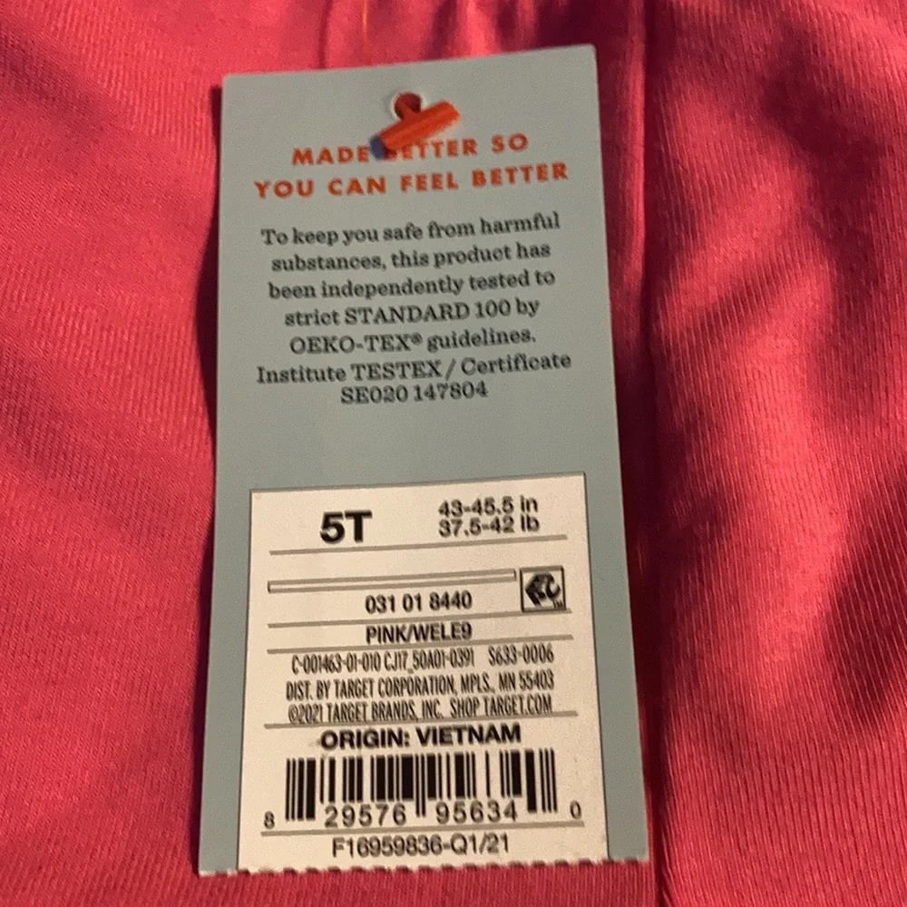NWT girls cat and jack leggings 5t